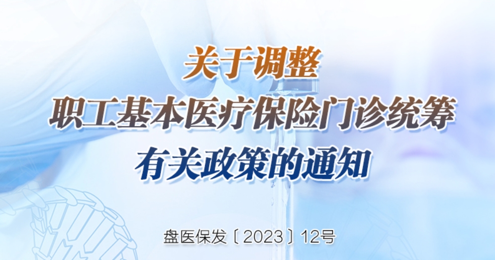 （圖解版）《關于調整職工基本醫療保險門診統籌有關政策的通知》的政策解讀